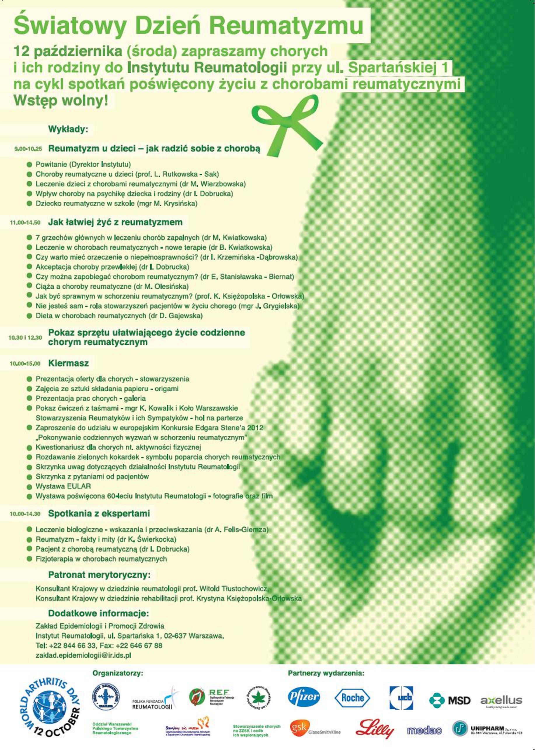 program Światowego Dnia Reumatyzmu
